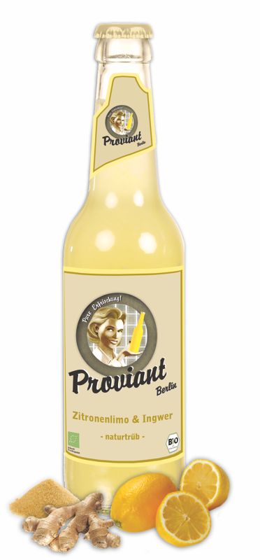 Proviant Limonade Ingwer & Zitrone Naturtrüb Bio