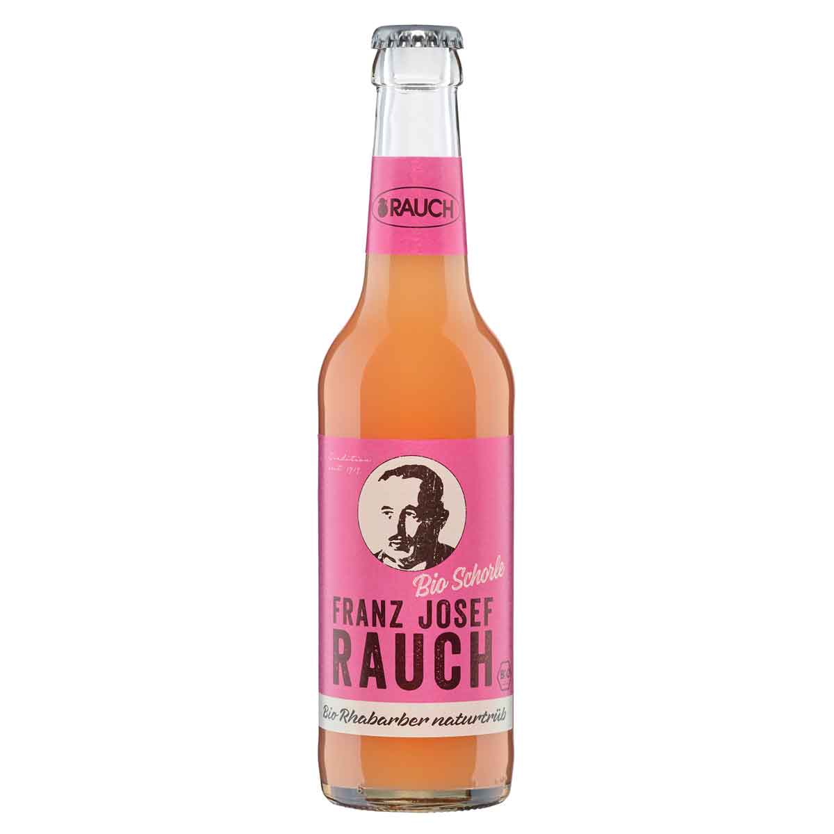 Rauch Bio Schorle Rhabarber naturtrüb