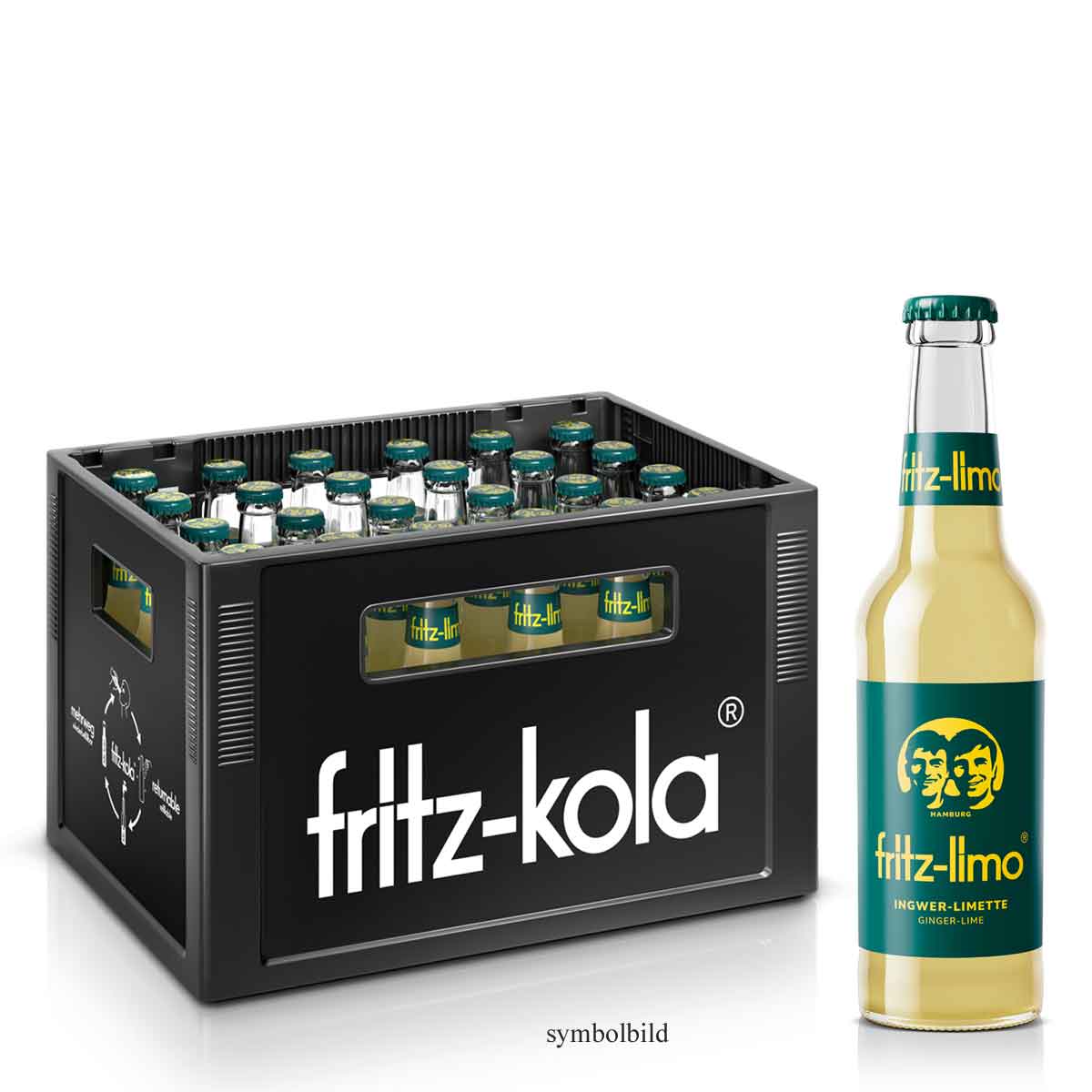 fritz-limo Ingwer-Limette
