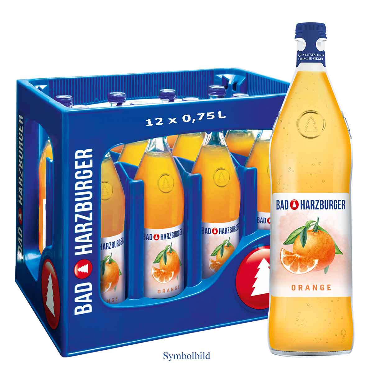 Almdudler Kräuterlimonade zuckerfrei Glas