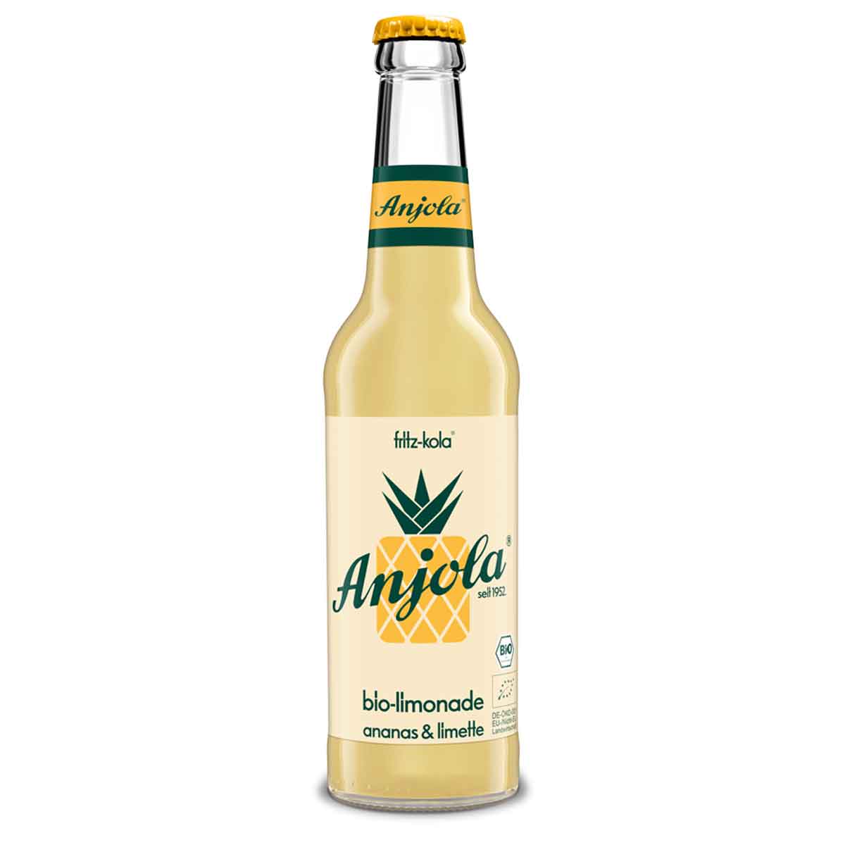 fritz-kola anjola bio-ananas & limetten limonade
