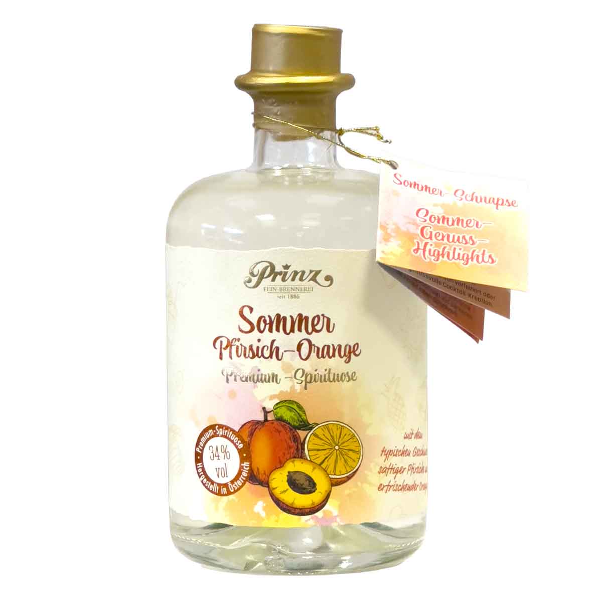 Prinz Sommer Birnen-Limette Premium-Spirituose 34%