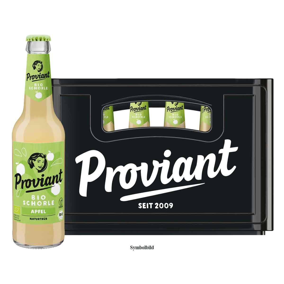 Proviant Apfelschorle naturtrüb Bio
